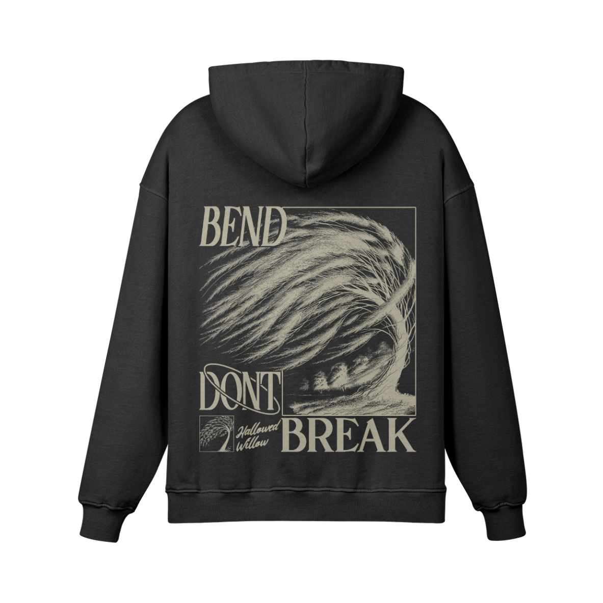 Bend Don't Break Hoodie - Heavyweight | Embroidered