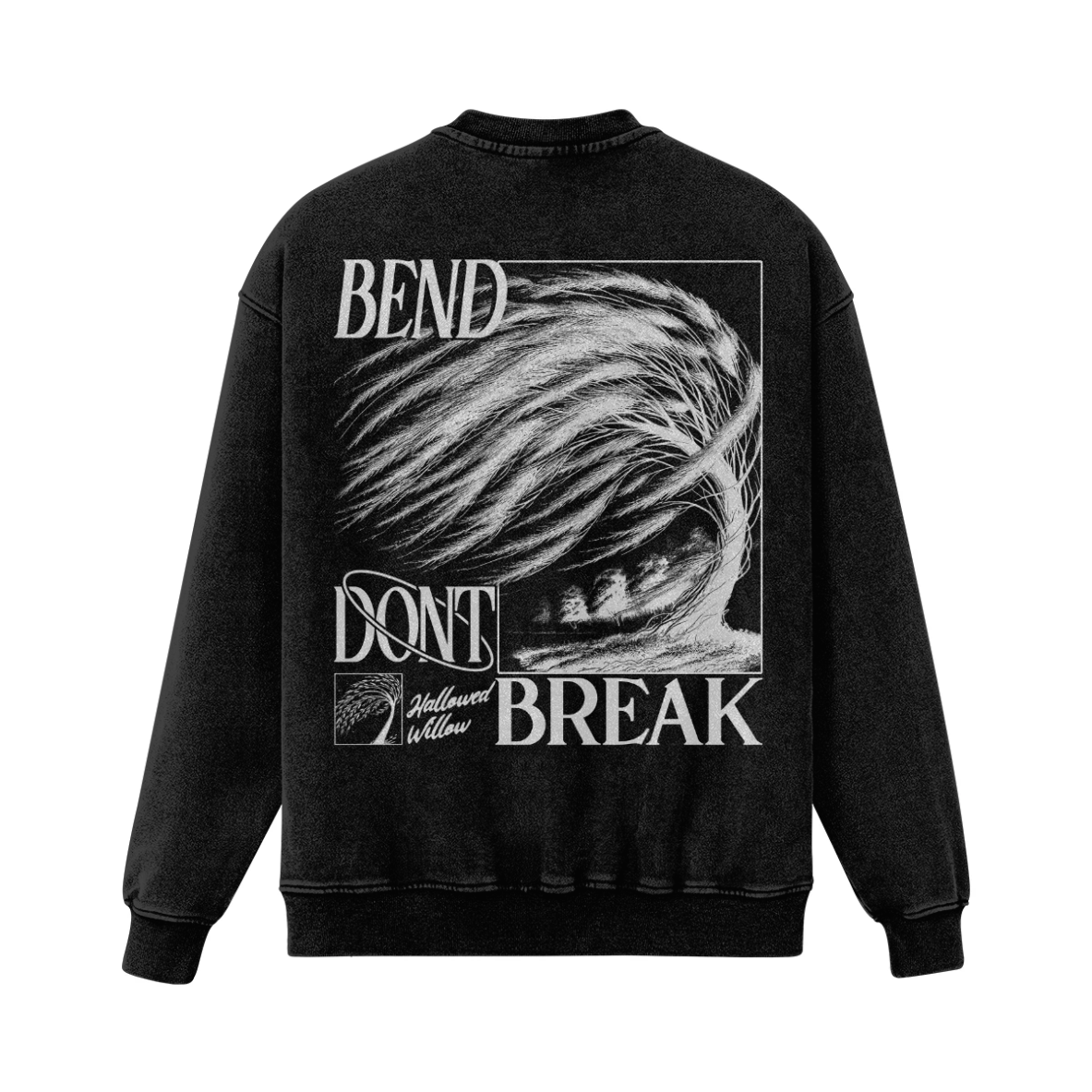 Bend Don't Break Sweater - Heavyweight | Embroidered