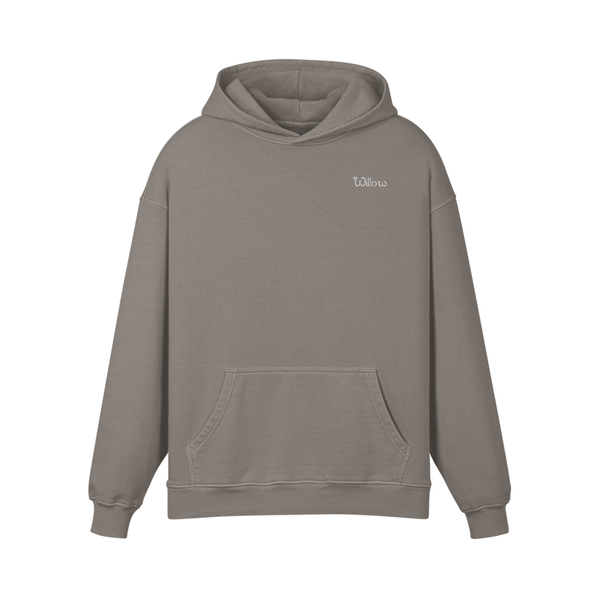 Oversized Willows Hope Hoodie White Print
