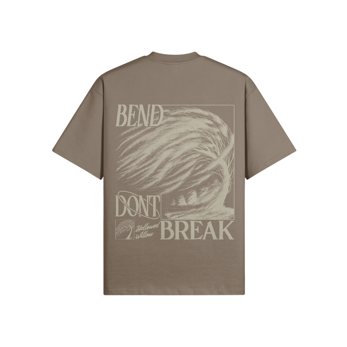 Bend Don't Break Brown - Heavyweight | Embroidered