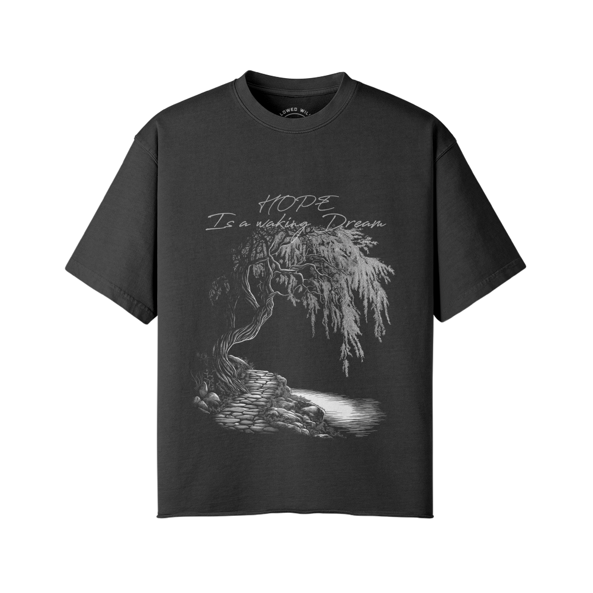 Willows Hope White Print