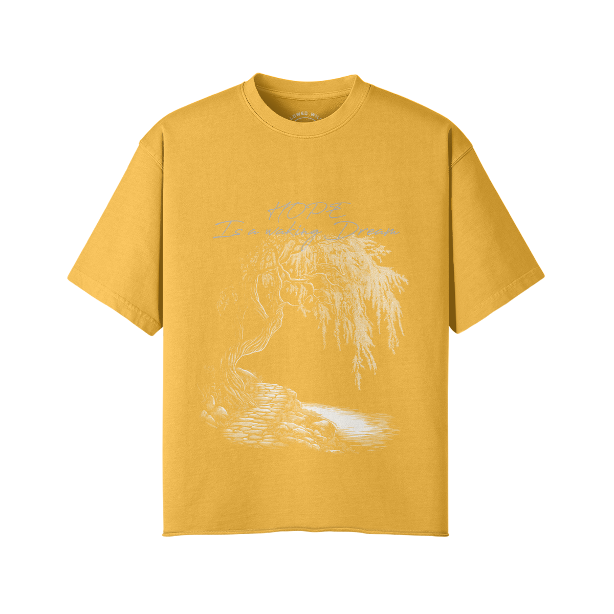 Willows Hope White Print