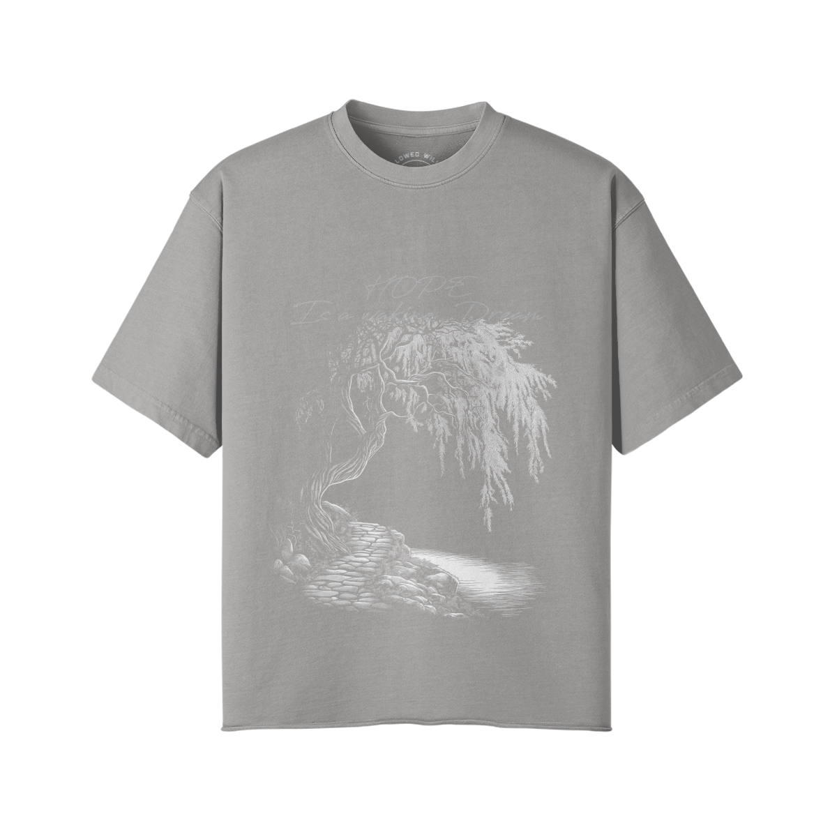 Willows Hope White Print