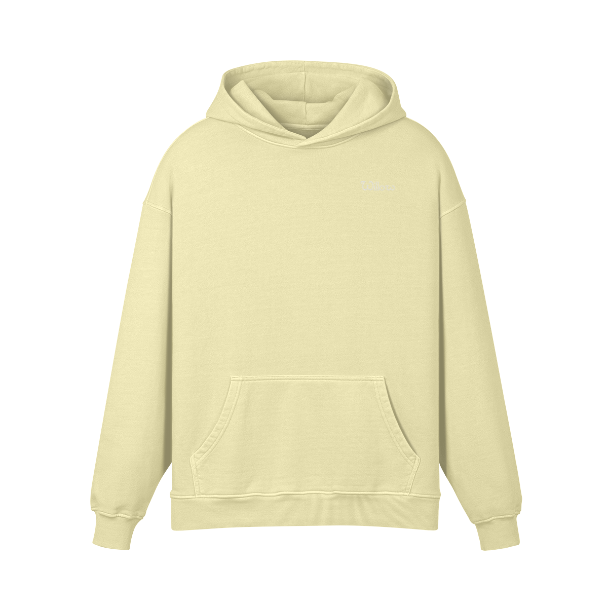 Oversized Willows Hope Hoodie White Print