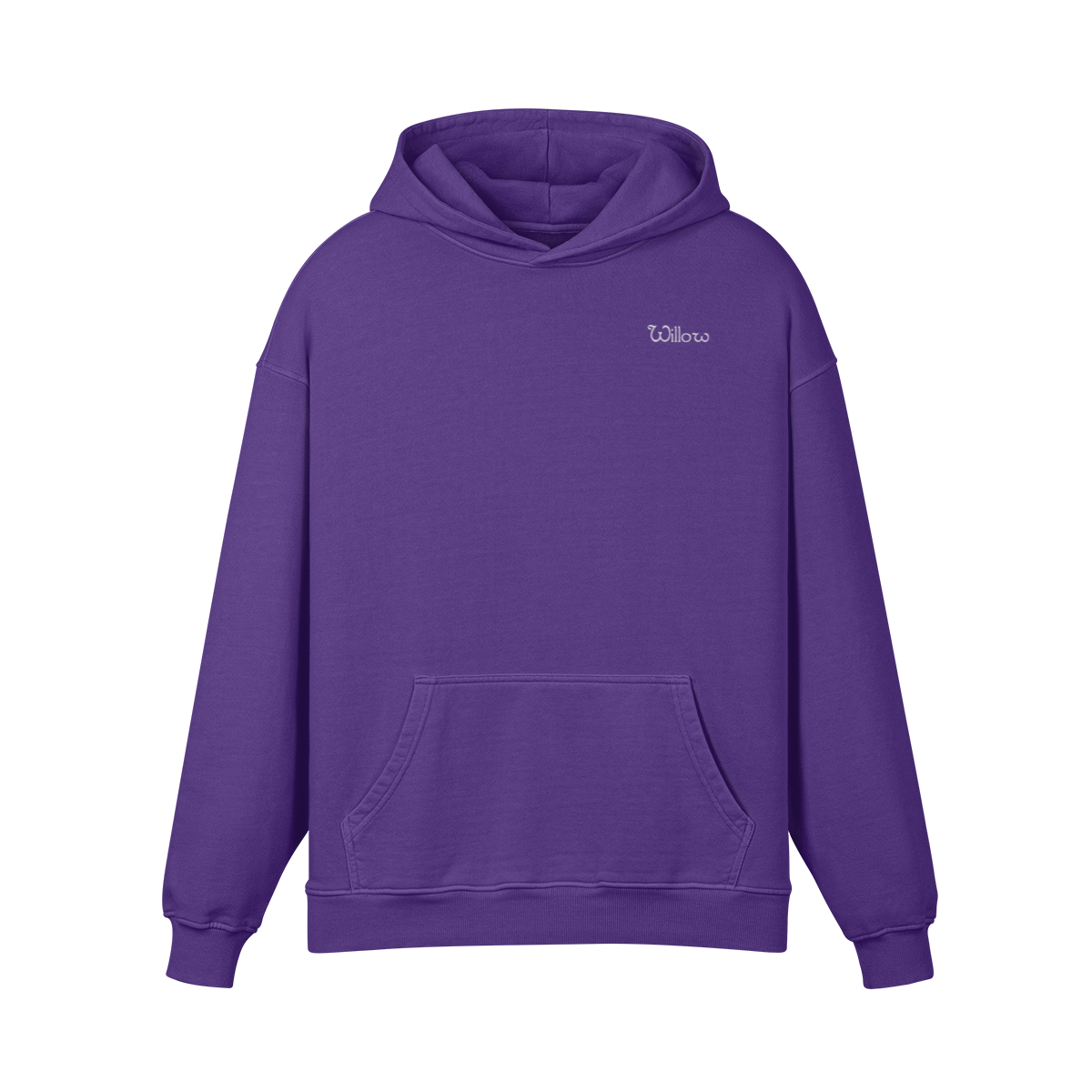 Oversized Willows Hope Hoodie White Print